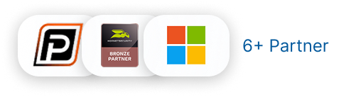 Logos von Partnerunternehmen von p.i.c.s IT-Dienstleistungen
